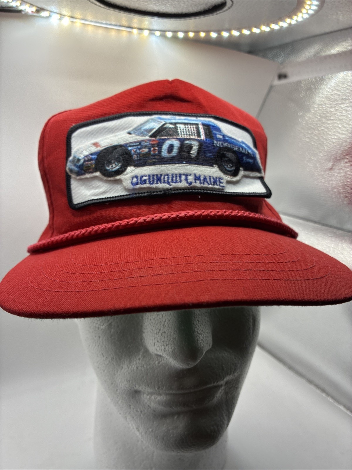 Vintage Hat Ogunquit Maine Race Car Hat Vintage Snapback